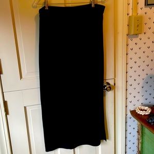 Full length black straight skirt. 36 inches long - Misook